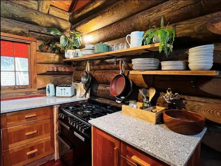 Coromandel Secluded Log Cabin Retreat Hikuai 외부 사진